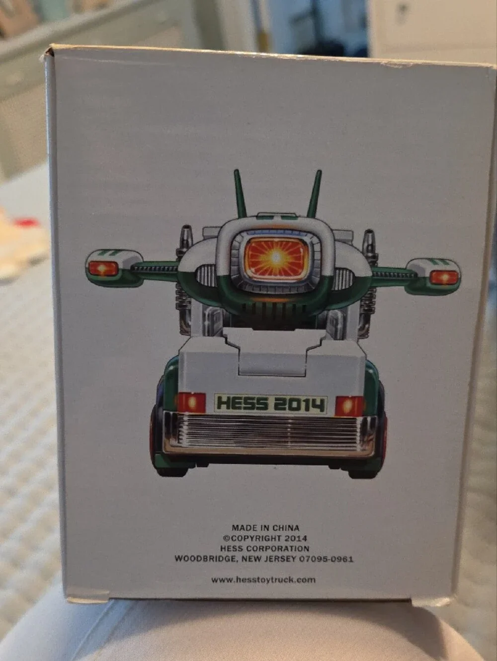 Hess Toy Truck and Space Cruiser with Scout - White & Green-50 Years